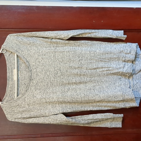 TNA Heather Gray Knit Top - Picture 1 of 4